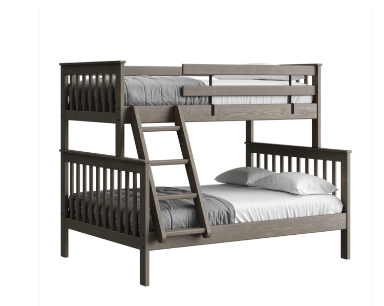 Twin over Double Crate Mission Bunkbed & Mattreses 