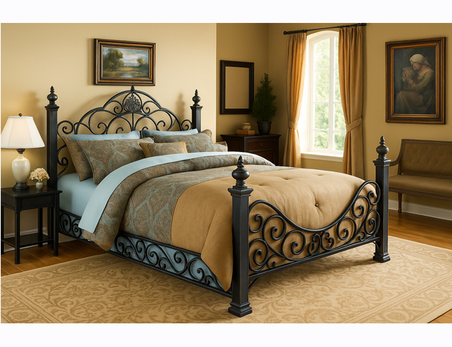 Baroque Bed & Rails Baroque Bed & Rails