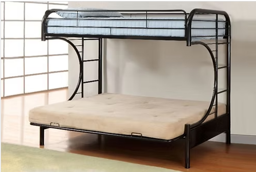 Steel C Futon Bunk Bed