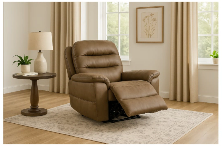 Remote Control Brown Lift Chair
