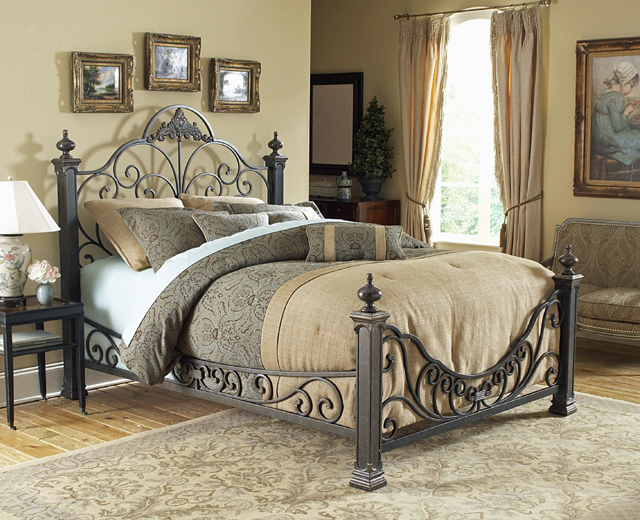 Baroque Bed & Rails