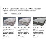 Do you customize existing mattresses?