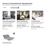 How come your adjustable beds cost more than $400?
