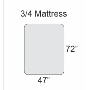 Who makes inexpensive 3/4 mattresses?