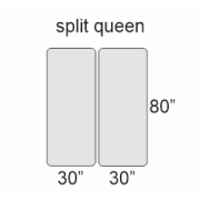 Does anyone buy split queen instead of regular queen mattresses to make it easier to store them?