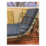 What is the highest angle a hospital bed can be set to?