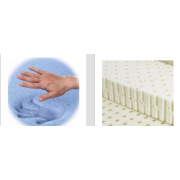 Do memory foam layers last as long as latex layers in a mattress?
