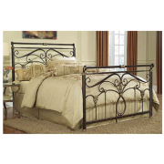 What is the most popular finish for an iron bed?