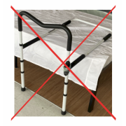 Can you safely add side rails to and adjustable electric bed?