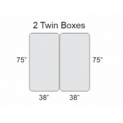 Can I get a mattress made that will fit properly on two twin sized box springs?