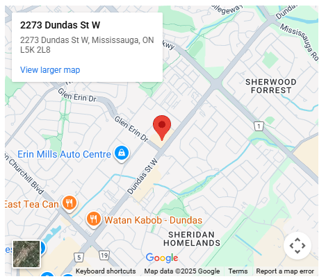 Mississauga mattress store LOCATION