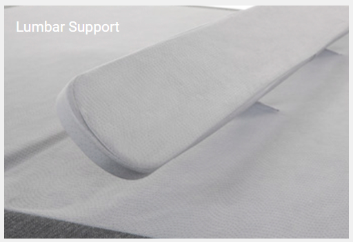 lumbar support adjustable bed