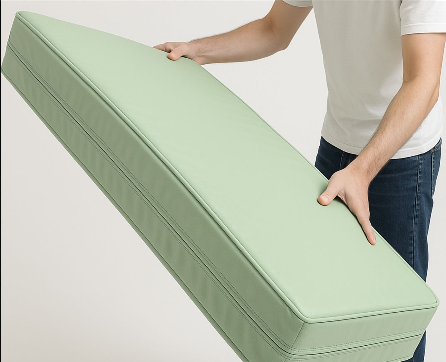 Vinyl two sided easy clean mattress available in Canada