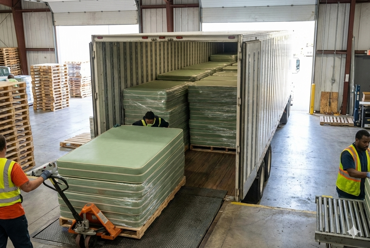 Vinyl waterproof mattresses being shipped to Alberta Canada