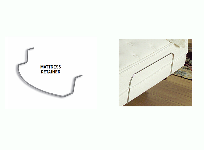 mattress retainer bar for adjustable bed