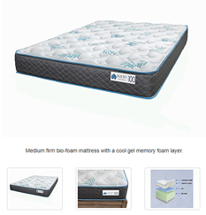 Custom memory foam mattress store in Canada