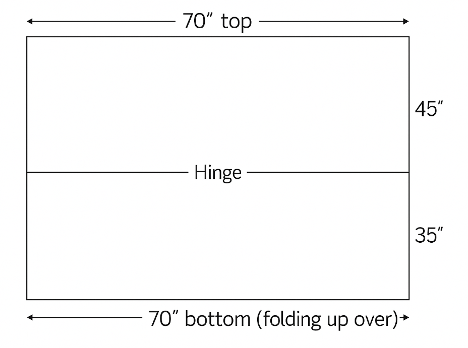 Hinged King RV Mattress for sale in Canada